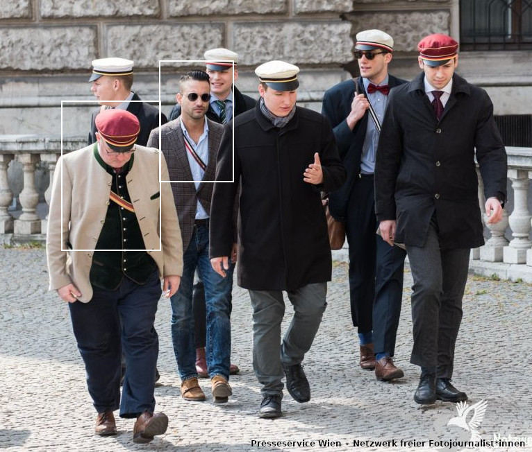 Rössner und Schleyer beim Mittwochsbummel an der Uni Wien